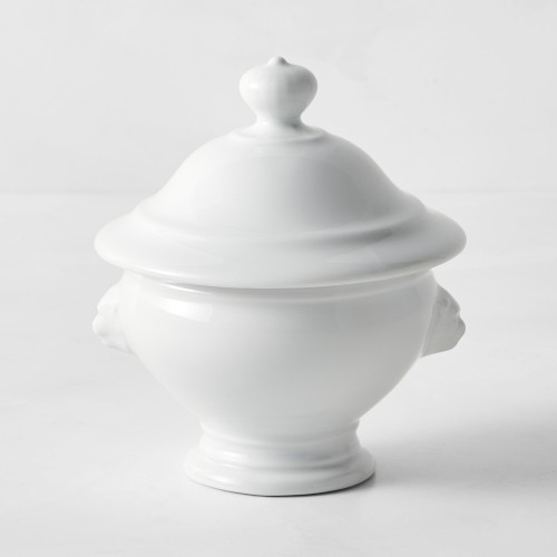 Apilco Lion's Head Soup Bowl with Lid