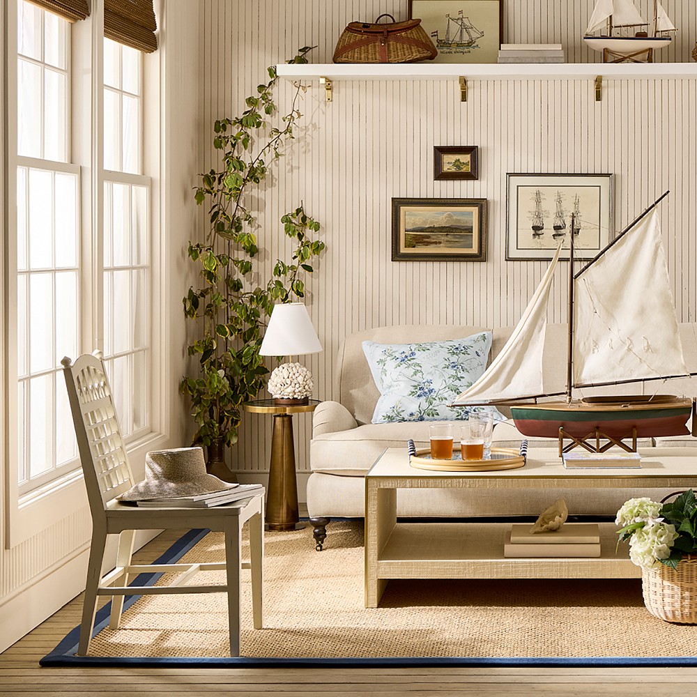 Hill House x Williams Sonoma Home Border Rug by Williams Sonoma Home