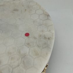 OPEN BOX:Honeycomb Marble Trivet