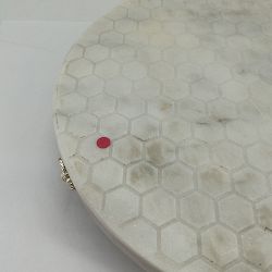OPEN BOX:Honeycomb Marble Trivet