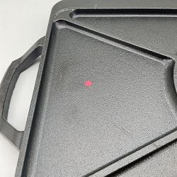 OPEN BOX:Lodge Chef Seasoned Cast Iron Reversible Griddle/Grill