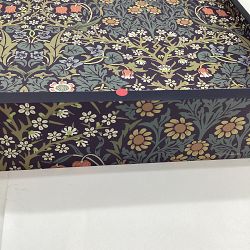 OPEN BOX:Morris &amp; Co. x Williams Sonoma Home Blackthorn Tray, 14" x 18", Blue