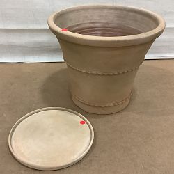 OPEN BOX:Williams Sonoma Terracotta Rope Trim Planter, Extra Large
