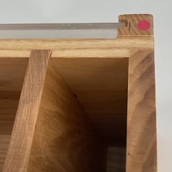 OPEN BOX:Hold Everything Magnetic Block Knife Storage, Ashwood