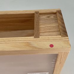 OPEN BOX:Hold Everything Magnetic Block Knife Storage, Ashwood