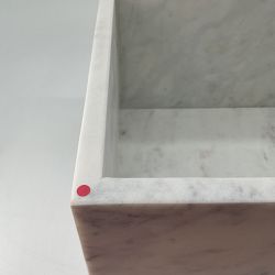 OPEN BOX:Marble Bread Box