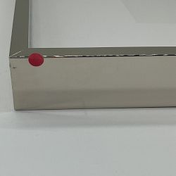 OPEN BOX:Polished Nickel, Gallery Frame, Polished Nickel, 5" X 7"