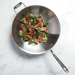All-Clad D5® Stainless-Steel Wok, 14"