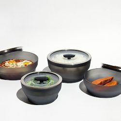 Anyday Frosted Glass Cookware and Storage, Set of 8