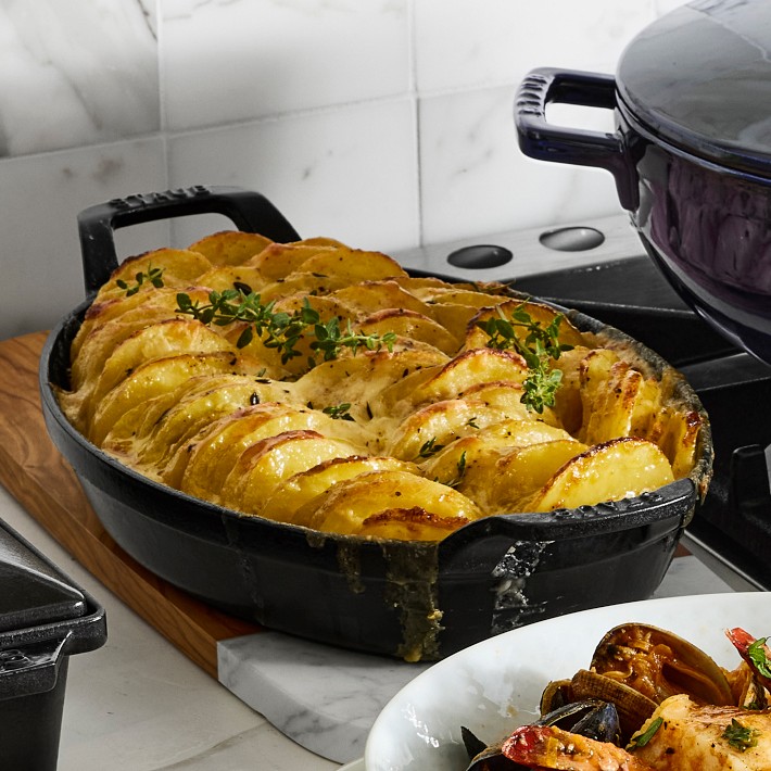 Staub Cast-Iron Oval Gratin Baking Dish | Williams Sonoma