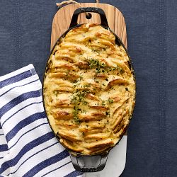 Staub Enameled Cast Iron Oval Gratin Baking Dish