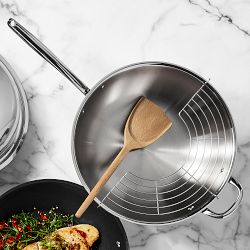 Williams Sonoma Signature Stainless-Steel Wok, 14"