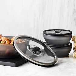 Anyday Frosted Glass Cookware and Storage, Set of 8