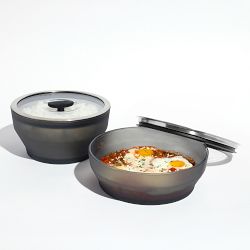 Anyday Frosted Glass Large Cookware and Storage, Set of 4