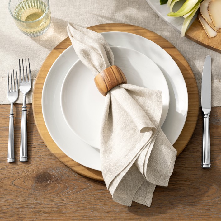Pillivuyt Beaded Coupe Dinner Plates | Williams Sonoma
