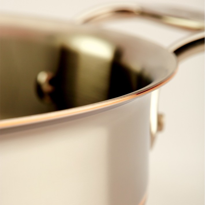 All-Clad Copper Core Soup Pot with Ladle - 4-Qt. | Williams Sonoma