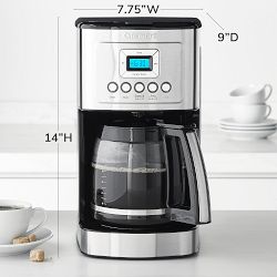 Cuisinart PerfecTemp Programmable Coffee Maker with Glass Carafe, 14-cup