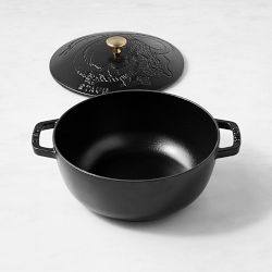 Staub Enameled Cast Iron Essential French Oven with Dragon Lid, 3.75-Qt.