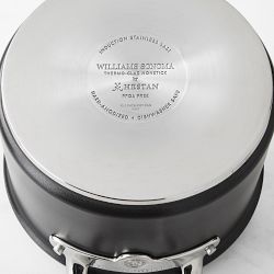 Williams Sonoma Signature Thermo-Clad™ Stainless-Steel Nonstick Saucepan Set, 2 &amp; 4-Qt.