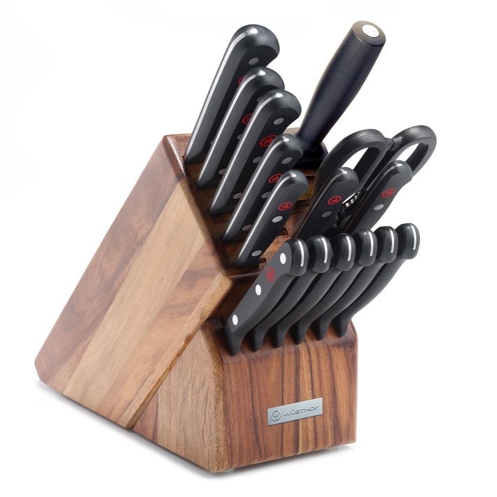 Wüsthof Gourmet Knife Block, 16-Piece Set | Williams Sonoma