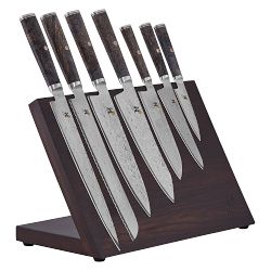 Miyabi Black Magnetic Easel Knife Block, Set of 10