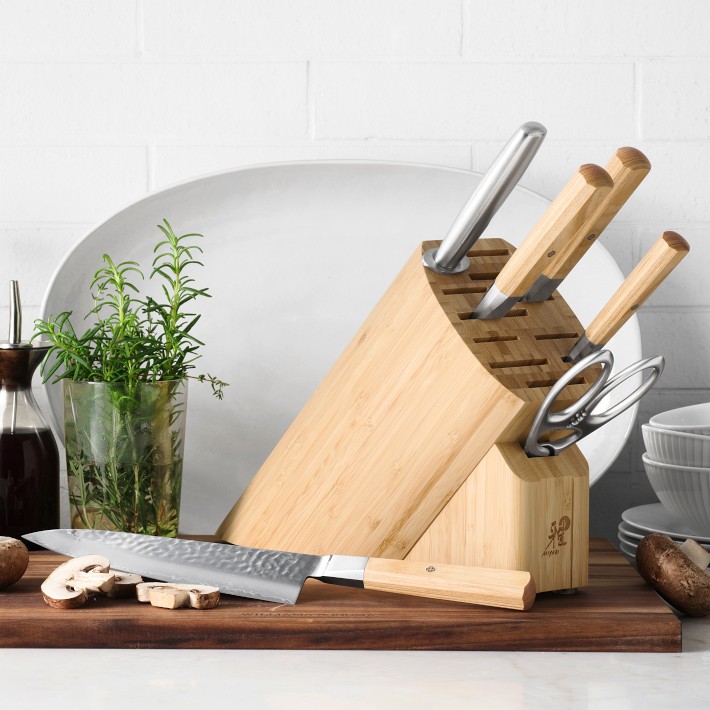 Miyabi Shiro Knife Block Set of 7 | Williams Sonoma