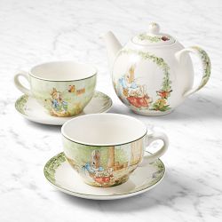 Peter Rabbit™ Teacups & Saucers Set of 2 | Williams Sonoma