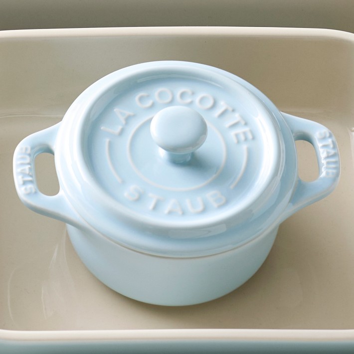 Staub Stoneware Pastel Mini Cocottes Set of 6 | Williams Sonoma