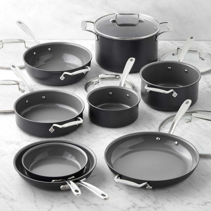 All-Clad NS Pro Ceramic 14-Piece Cookware Set | Williams Sonoma