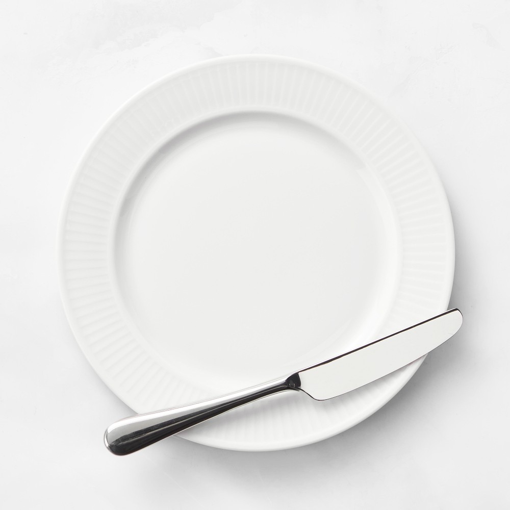 Pillivuyt Plisse Bread & Butter Plates - Set of 4
