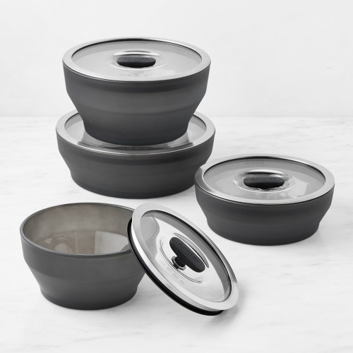 Anyday Frosted Glass Cookware and Storage, Set of 8