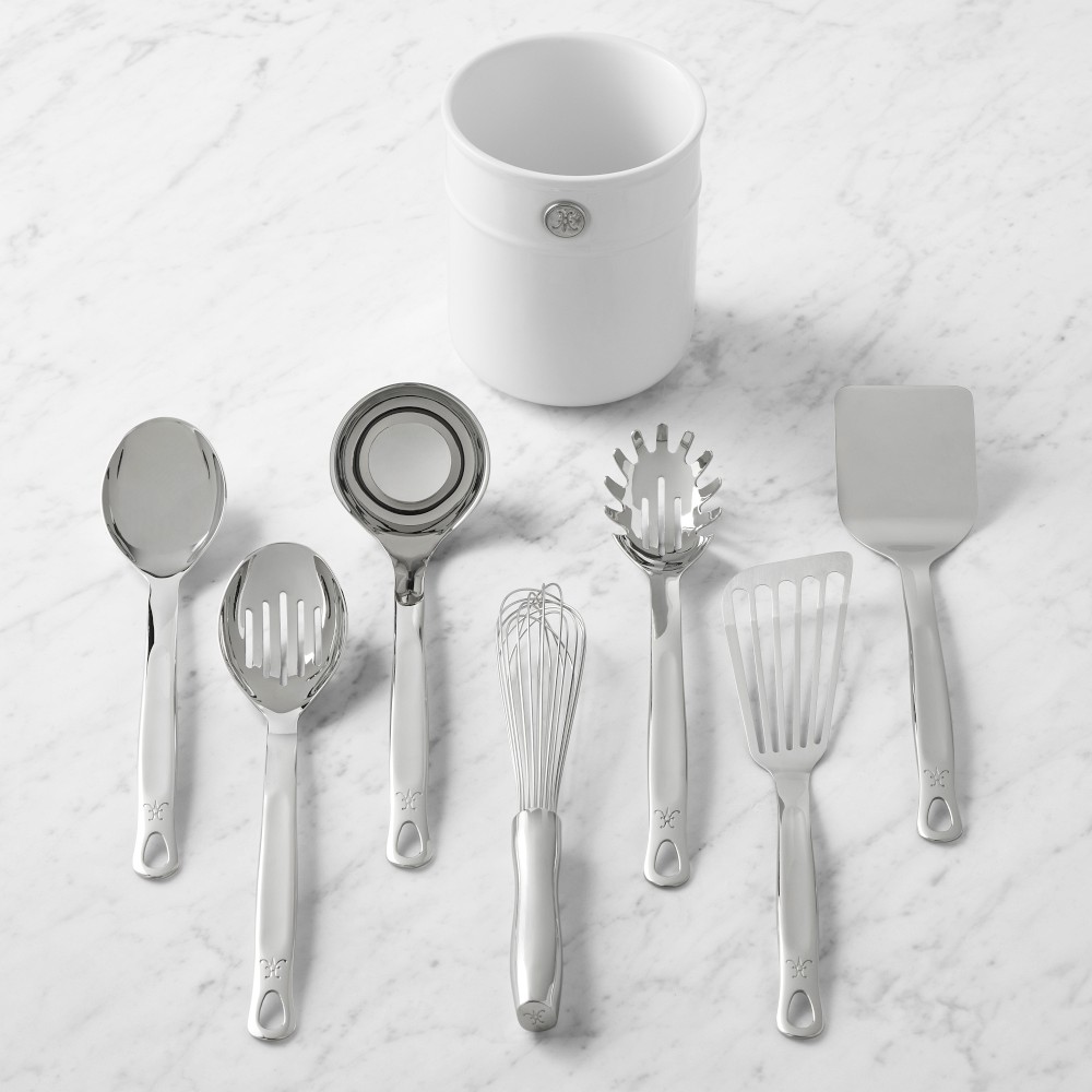 Hestan Provisions Ultimate Stainless Steel Chef's Tools and Bain Marie, Set of 8 - Set of 8