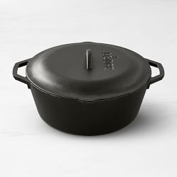 Lodge Classic Seasoned Cast Iron 7- Qt. Dutch Oven