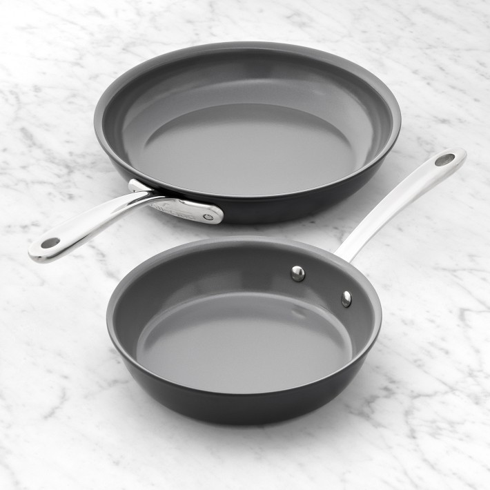 All-Clad NS Pro Ceramic Nonstick Fry Pan Set | Williams Sonoma
