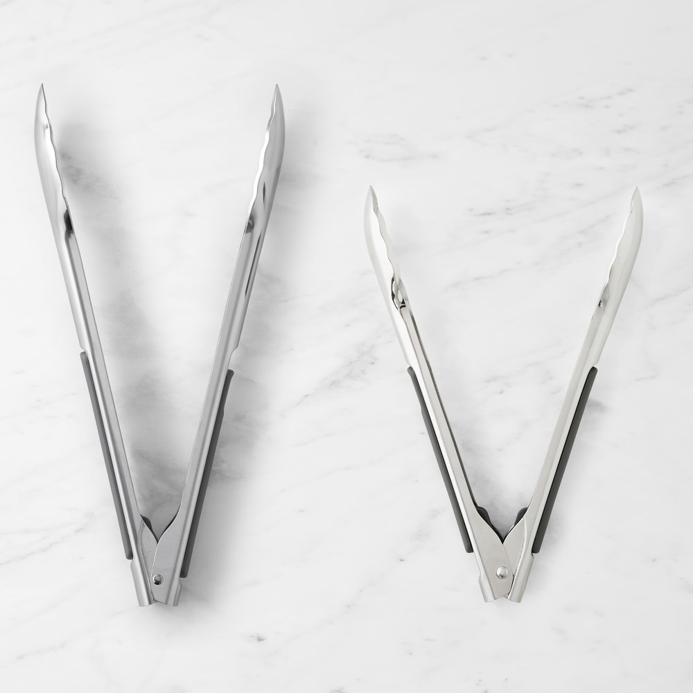 Williams Sonoma Prep Tools Stainless Steel Locking Tongs - Set of 2