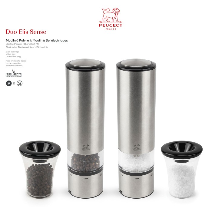 Peugeot Ellis Sense Salt & Pepper Grinder Set | Williams Sonoma