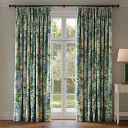 Fern Forest Pinch Pleat Curtains | Williams Sonoma