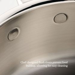 Hestan ProBond Luxe Professional Clad Stainless-Steel Dutch Oven, 5-Qt
