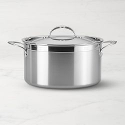 Hestan ProBond Forged Professional Clad Stainless-Steel Stockpot, 8-Qt.