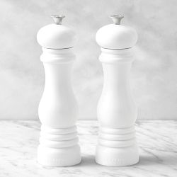 Le Creuset Salt & Pepper Mills, White, 8"