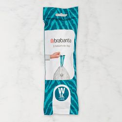 Brabantia PerfectFit Trash Bags, Code W, 1.3 Gallons (5L), 200 Trash Bags