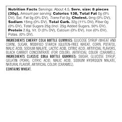 Williams Sonoma Gummy Cherry Cola &amp; Classic Cola Bottle Gummies