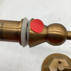 OPEN BOX:Amelia Sconce, Antique Brass, White Glass