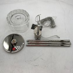 OPEN BOX:Bijoux Crystal Pendant, Polished Nickel