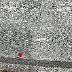 OPEN BOX:Faux Shagreen &amp; Brass Ottoman Tray, Square