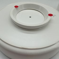 OPEN BOX:Hold Everything Ceramic Two Tiered Fruit Bowl