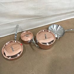 OPEN BOX:Mauviel Triply Copper 7-Piece Cookware Set