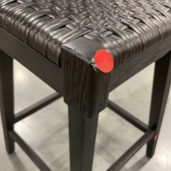 OPEN BOX:Sullivan Swivel Counter Stool, Ebony