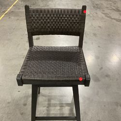 OPEN BOX: Sullivan Swivel Counter Stool, Ebony