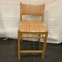 OPEN BOX:Sullivan Woven Dining Counter Stool, Natural